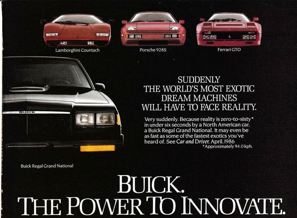 Advertisements Featuring Turbo Regals