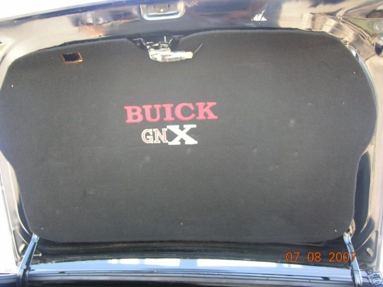 Turbo Regal Trunk Cover Liner Trim Kit Buick Turbo Regal