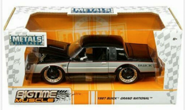 Metals 1:24 Die Cast Bigtime Muscle Buick Grand National WH1 Paint Scheme