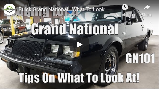 Buyers Guide for Purchasing an Original Buick Grand National (Video)