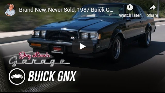 Brand New Buick GNX for Sale! Watch Jay Leno Drive it!