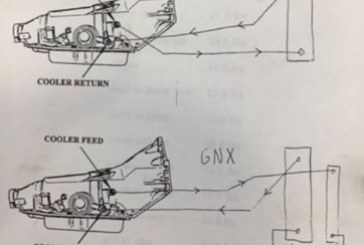 Transmission Cooler Lines Routing Diagram