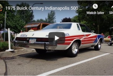 1975 Buick Century Indianapolis 500 Pace Car (video)