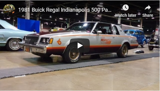 Original 1981 Buick Regal Indianapolis 500 Pace Car (video)