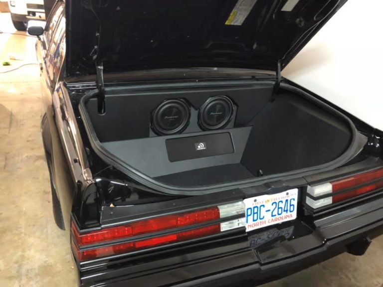 Design Ideas For Trunk Subwoofer Setups Buick Turbo Regal