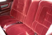 A Quick Look Inside at The Red Interior of a 1987 Buick Limited