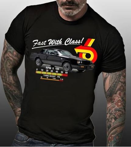Collection of Black Buick Grand National T Shirts – Buick Turbo Regal