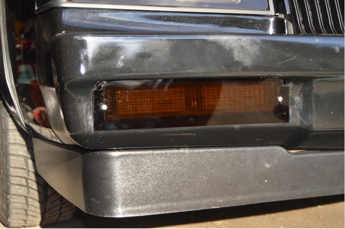 Fiberglass Bumper Lights Bezel Fix & New Parking Light Covers
