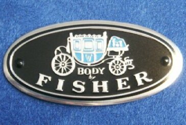 BOC Powertrain Group Fisher Body Emblems Decals