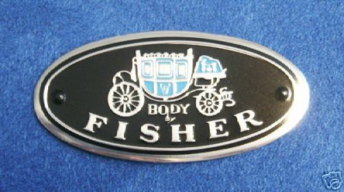 BOC Powertrain Group Fisher Body Emblems Decals