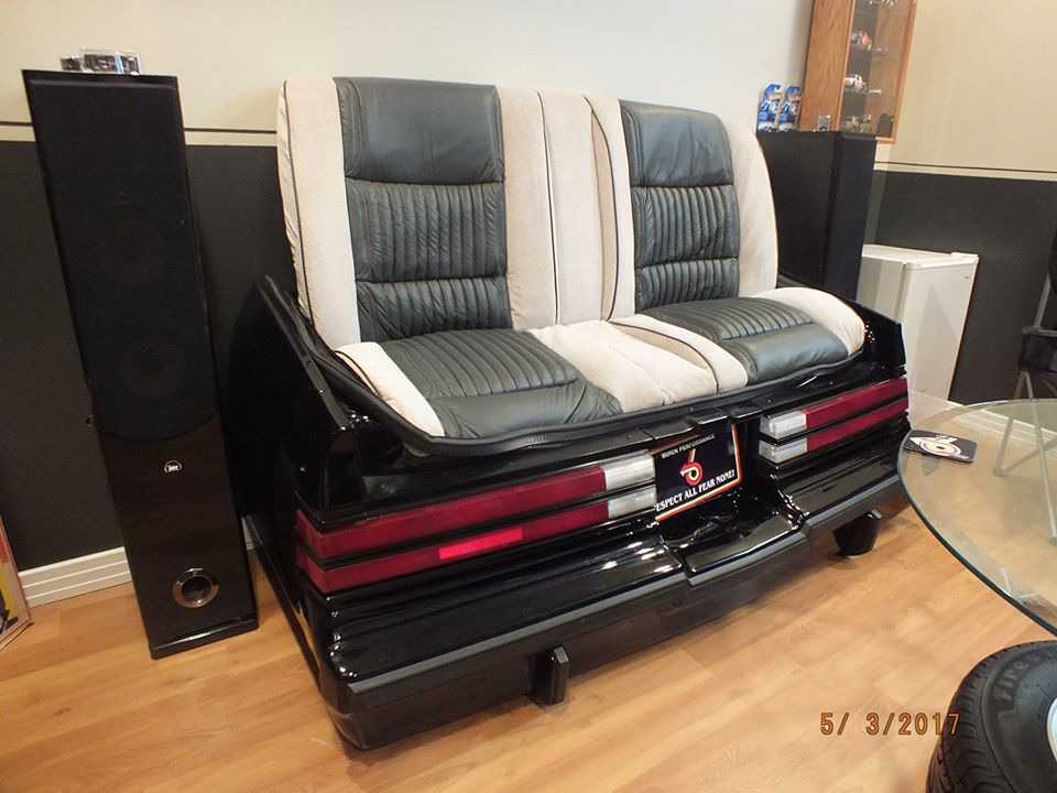 Buick Grand National Parts Turned Into Home Furniture Decor