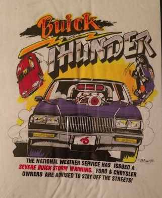 Buick Racing Car Show Events Shirts