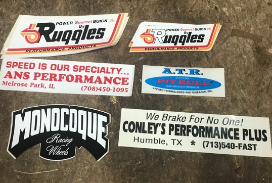 Long Gone Buick Suppliers Stickers - Remember These Companies?
