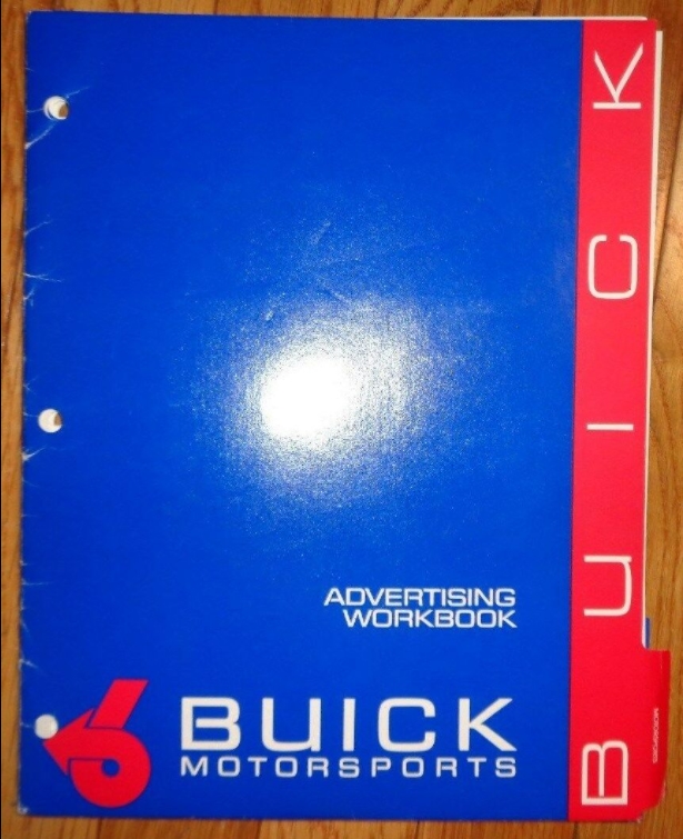 1986 Buick Motorsports Advertising Workbook