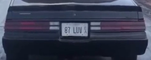 Buick Grand National Vanity Tag Plates