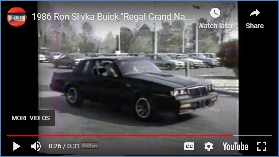 Funny Buick Dealer TV Commercial with Grand National!