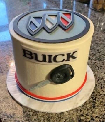 Sweet Buick Themed Birthday Cakes