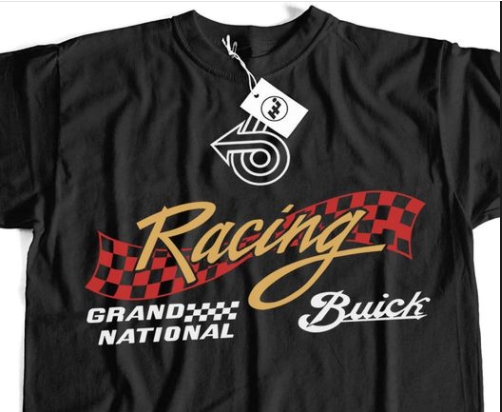 Buick Racing Styled Shirts