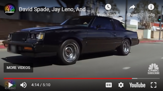 Jay Leno Cruises With David Spade in His 1987 Buick Grand National