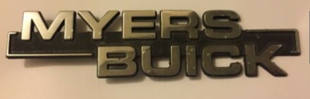 Buick Car Dealer Trunk Emblems