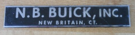 Vintage Buick Auto Dealership Emblems