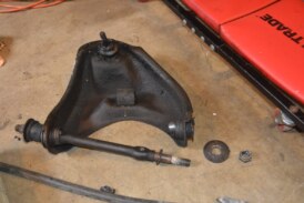 Replacing OEM Cross Shaft Bushings on Front Upper A Arm