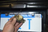 Changing License Plate Light Bulb