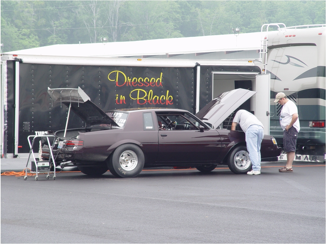 Vintage Buick Racing Action From Norwalk Race Track (2007 Buick Race Day?)