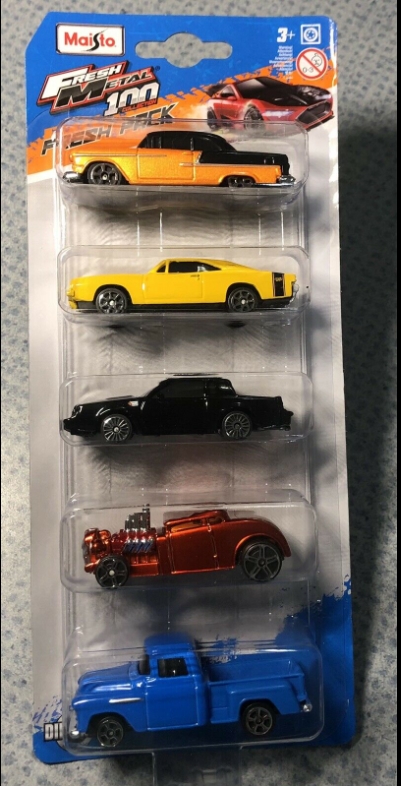 Maisto Fresh Metal 100 Collection Fresh Pack 5-pack Diecast Buick GN