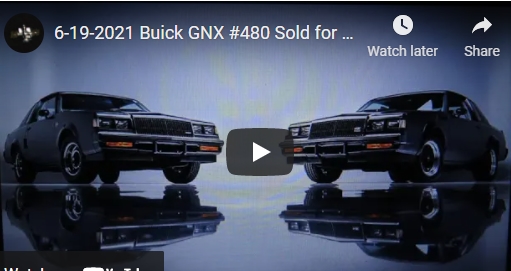 WOW! NEW Buick GNX & Grand National Sales Records! (June 2021)