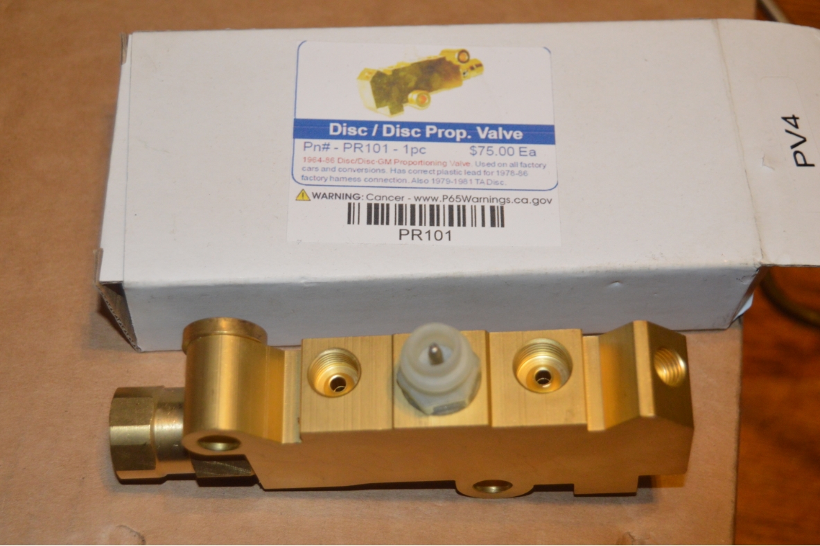Replace OEM Proportioning Valve With 4wheel Disc Prop Valve (From