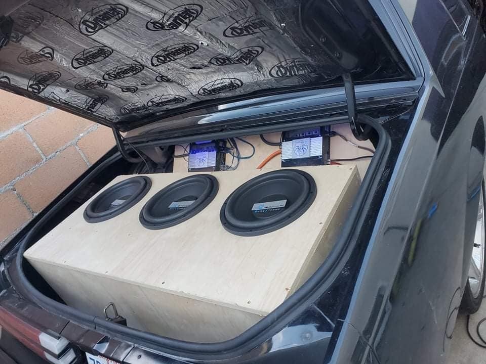 Examples of Subs & Speakers in Trunks of Turbo Buicks