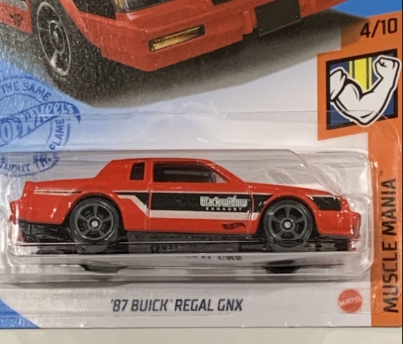 Hot Wheels '87 Buick Regal GNX Red Muscle Mania 2021