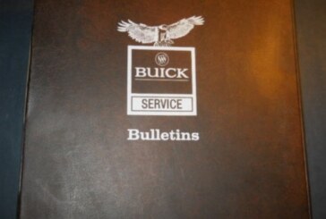 Buick Service Bulletins Binder