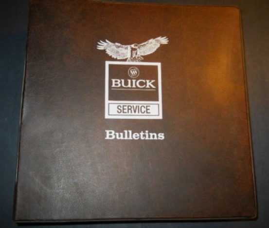 Buick Service Bulletins Binder