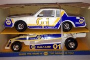 Vintage Ertl Napa Balkamp Nascar Buick Regal Race Car Set