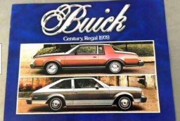 1978 Buick Century Regal Canada Car Sales Brochure
