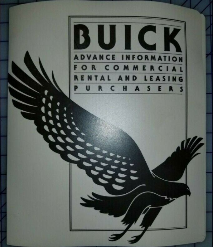 1980 Buick Advance Information Fleet Dealer Album