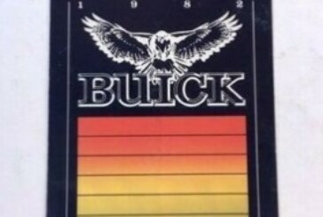 1978 1979 1980 1982 Buick Exterior Paint Color Brochures