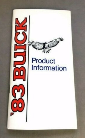 1983 Buick Product Information Booklet