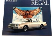 1982 1983 Canada Buick Regal Car Sales Booklets