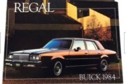 1984 Buick Regal T Type Canada Car Sales Brochure Catalog