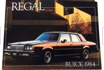 1984 Buick Regal T Type Canada Car Sales Brochure Catalog