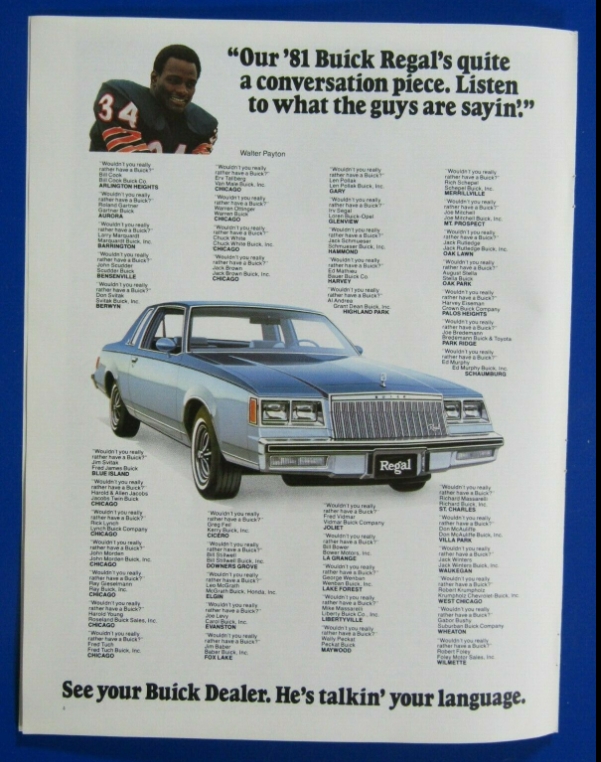 1978 1980 1981 Vintage Buick Car Advertisements