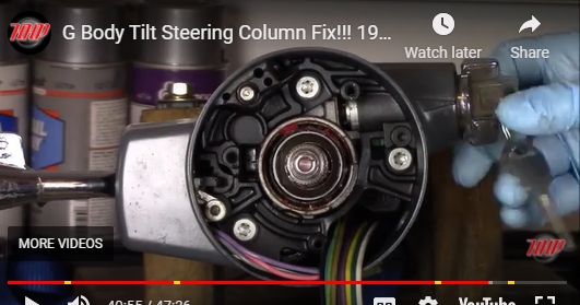 Does Your Tilt Steering Column Wobble in Your Buick Grand National? Here's The Fix!