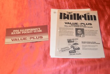 1986 Buick Value Plus Program Dealership Paperwork