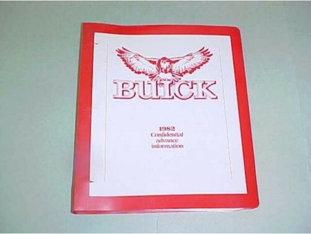 1982 Buick Confidential Advance Information Dealer Album
