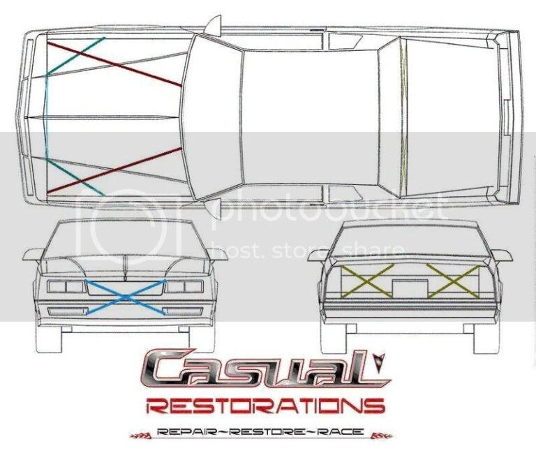 All GBody Regal Frame Braces Buick Turbo Regal