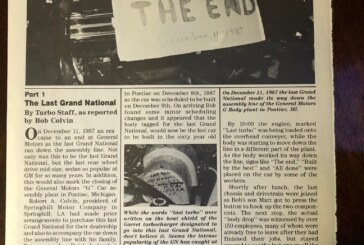 Turbo Magazine July 1988 Story of Last GN Made