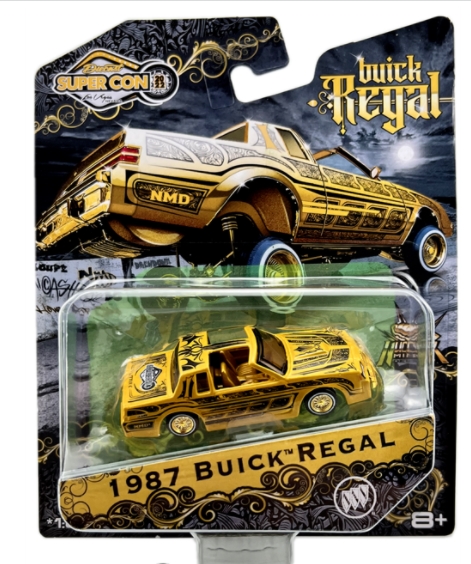 2022 1987 Buick Regal Gold Diecast Lowrider Super Con Las Vegas